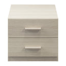 Atomia Freestanding Matt brown oak effect 2 Drawer Bedside table (H)429mm (W)500mm (D)466mm