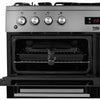 Beko KDVF90X 90cm Dual Fuel Range Gas Cooker - Stainless Steel