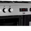 Beko KDVF90X 90cm Dual Fuel Range Gas Cooker - Stainless Steel