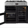 Beko KDVF90X 90cm Dual Fuel Range Gas Cooker - Stainless Steel