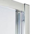 Cooke & Lewis Onega Quadrant Chrome effect frame Quadrant Shower enclosure with Corner entry double sliding door (W)800mm (D)800mm