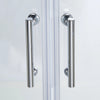 Cooke & Lewis Onega Quadrant Chrome effect frame Quadrant Shower enclosure with Corner entry double sliding door (W)800mm (D)800mm