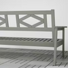 2-seat sofa, outdoor/indoor, grey stained