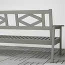 2-seat sofa, outdoor/indoor, grey stained