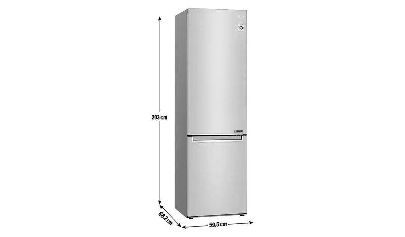 LG GBB72PZEFN Fridge Freezer - Stainless Steel