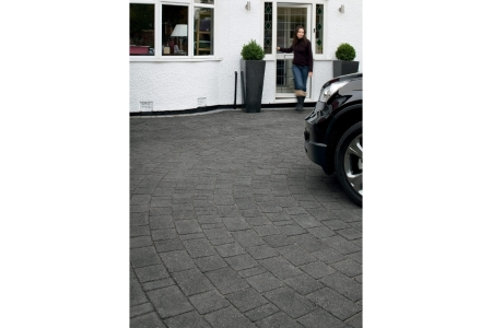 Marshalls Drivesett Argent Graphite Block Paving Project Pack 10.75m2