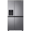 LG NatureFRESH™ GSLC40PYPE Plumbed Total No Frost American Fridge Freezer - Prime Silver