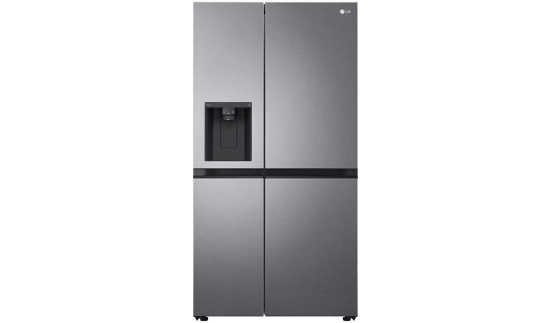 LG NatureFRESH™ GSLC40PYPE Plumbed Total No Frost American Fridge Freezer - Prime Silver