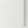 PAX / GRIMO Wardrobe combination, white, 200x66x201 cm
