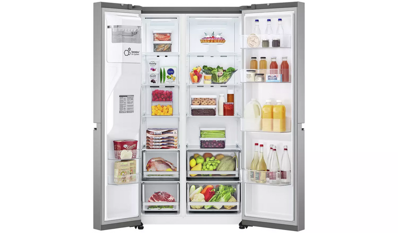 LG GSLV70PZTF American Fridge Freezer - Shiny Steel