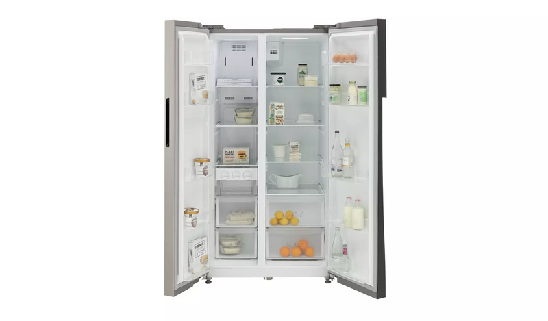 Bush MESBSX20 American Fridge Freezer - Stainless Steel