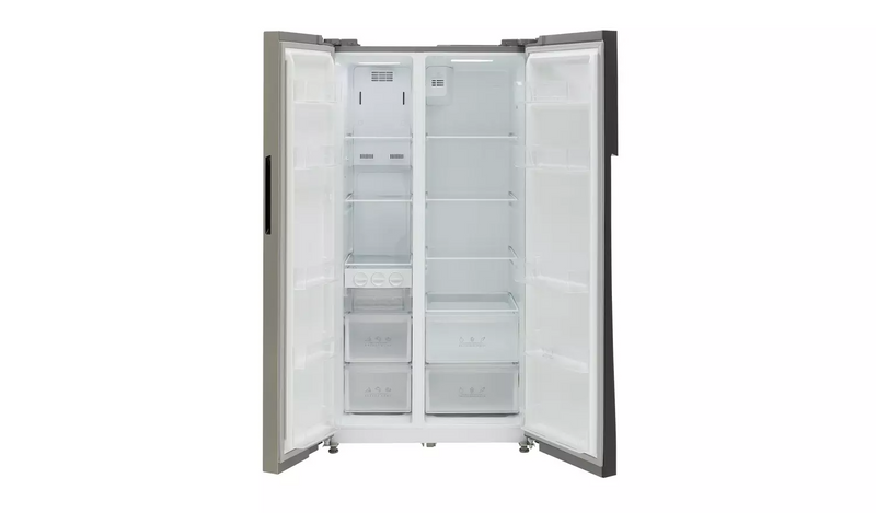 Bush MESBSX20 American Fridge Freezer - Stainless Steel