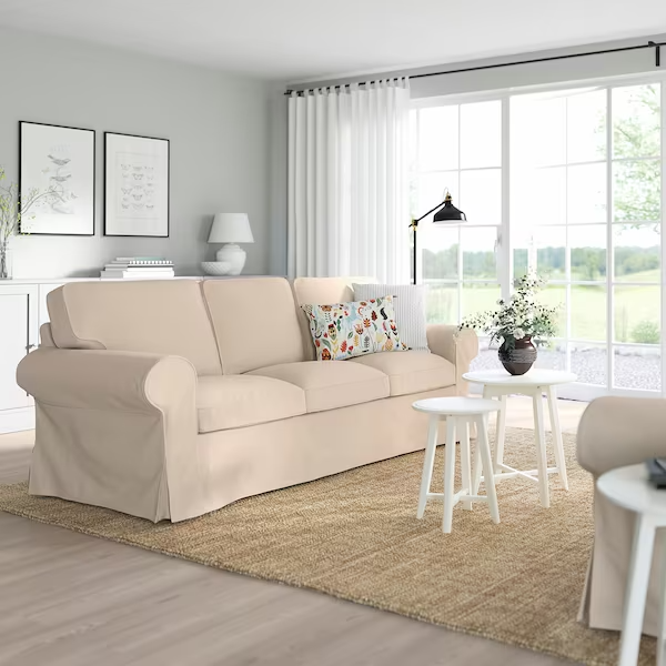 EKTORP 3-seat sofa, Hallarp beige