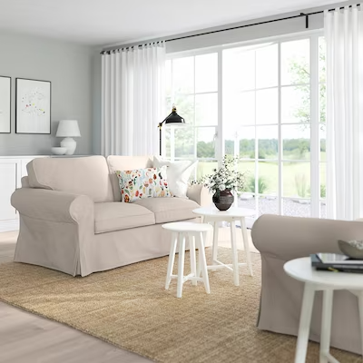 EKTORP 2-seat sofa, Totebo light beige