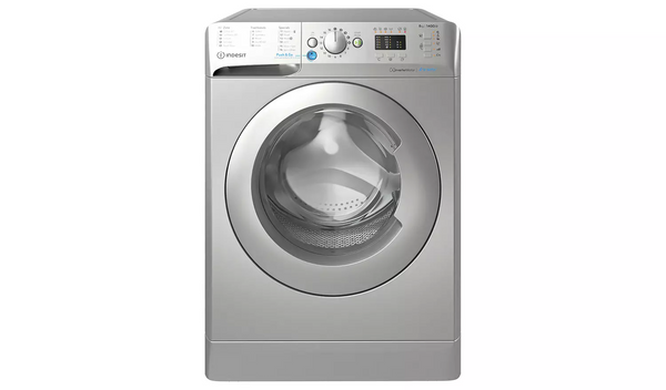 Indesit BWA81485XSUKN 8KG 1400 Spin Washing Machine - Silver