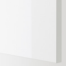 ENHET Kitchen, white/high-gloss white, 323x63.5x241 cm