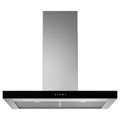 KULINARISK Wall mounted extractor hood, stainless steel/glass, 90 cm