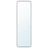 LINDBYN Mirror, black, 40x130 cm