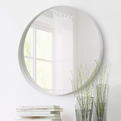 ROTSUND Mirror, white, 80 cm