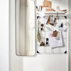 LINDBYN Mirror, black, 40x130 cm