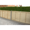 6ft x 4ft 1.83m x 1.22m Pressure Treated Superlap Fence Panel - Pack of 4