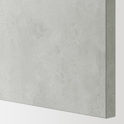 ENHET Kitchen, anthracite/concrete effect, 323x63.5x241 cm