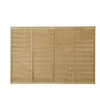 6ft x 4ft 1.83m x 1.22m Pressure Treated Superlap Fence Panel - Pack of 4