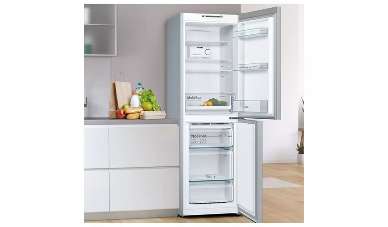 Bosch KGN34NLEAG Fridge Freezer - Stainless Steel