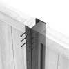 Durapost Classic Fence Post Anthracite Grey 48 x 2400mm