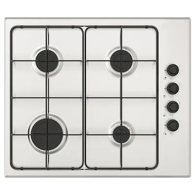 LAGAN Gas hob, stainless steel, 59 cm