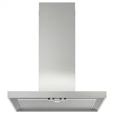 MATÄLSKARE Wall mounted extractor hood, stainless steel, 60 cm