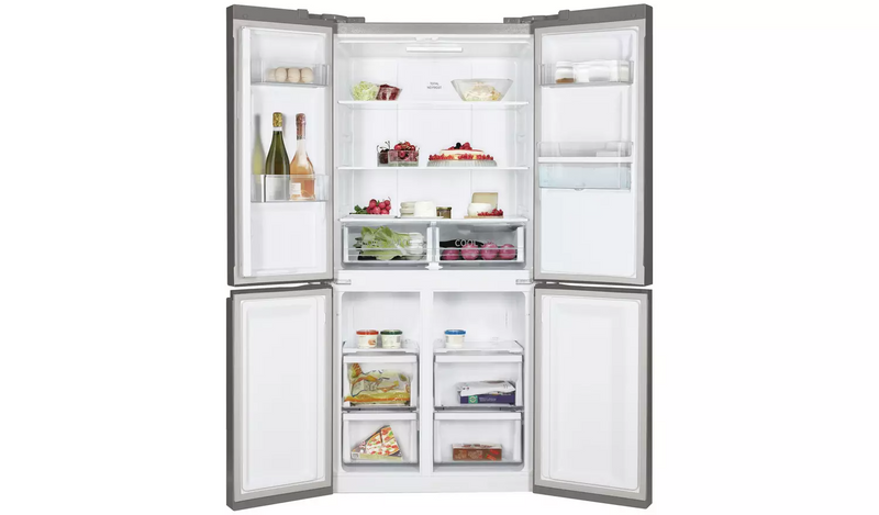 Hoover HSC818FXWDK No Frost American Fridge Freezer - Silver