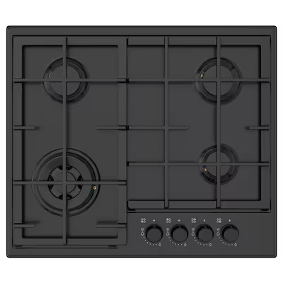 SKÅLAN Gas hob, IKEA 300 black, 59 cm