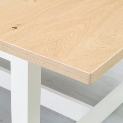 NORDEN Extendable table, oak, 155/210x90 cm