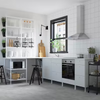 RYTMISK Wall mounted extractor hood, stainless steel,