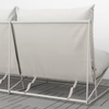 2-seat sofa, in/outdoor /indoor, without armrests/beige 164x94x90 cm