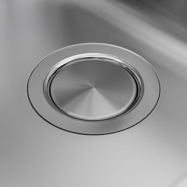 VRESJÖN Inset sink, 1 bowl, stainless steel, 54x44 cm