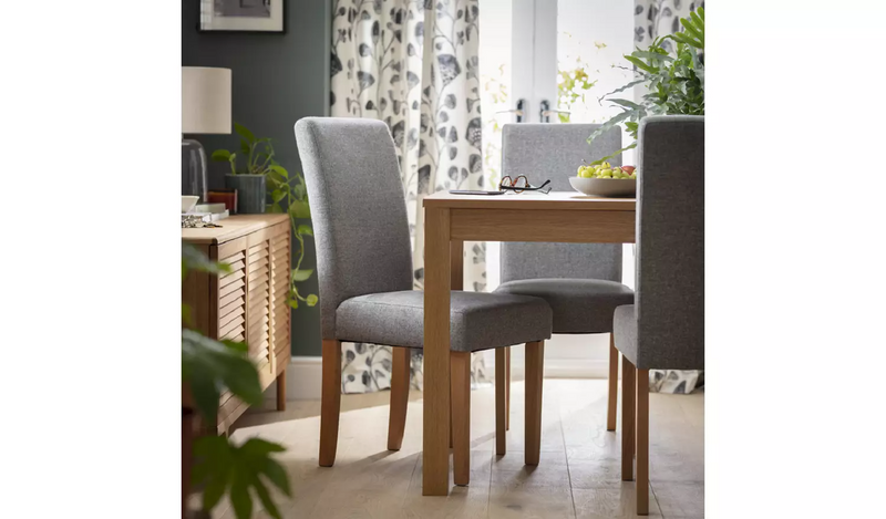 Argos dining table and chairs grey hotsell