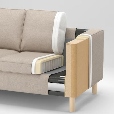 PÄRUP 2-seat sofa, Gunnared beige