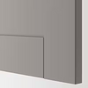 Wash-stand with 2 drawers, grey frame/grey Pilkån tap, 64x43x65 cm
