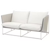Modular corner sofa 3-seat, outdoor, brown stained 143/223x80x86 cm