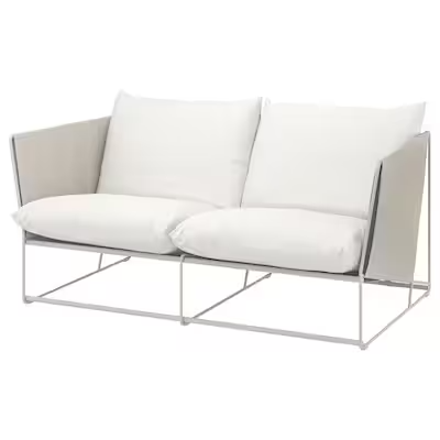 2-seat sofa, in/outdoor/indoor, beige, 179x94x90 cm