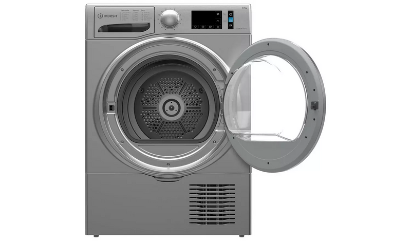 Indesit I3D81SUK 8KG Condenser Tumble Dryer - Silver