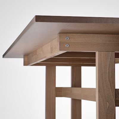 KLIMPFJÄLL Dining table, grey-brown, 240x95 cm