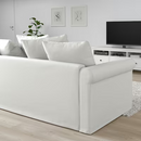 GRÖNLID 4-seat sofa with chaise longues, Inseros white