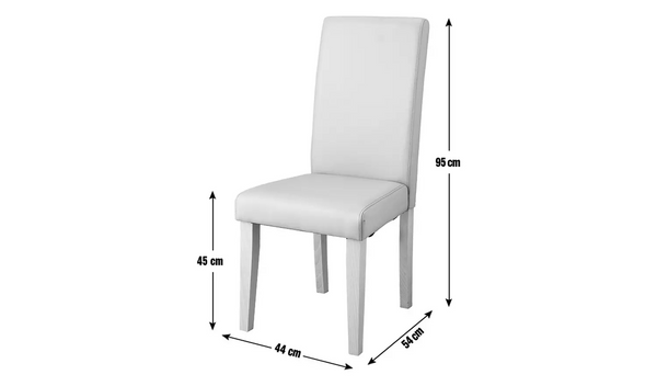 Argos Home Pair of Midback Dining Chairs - Grey