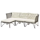 3-seat modular sofa, outdoor/indoor