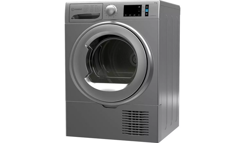 Indesit I3D81SUK 8KG Condenser Tumble Dryer - Silver