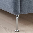 TUFJORD Upholstered storage bed, Gunnared blue, Standard Double