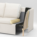BACKSÄLEN 3-seat sofa, Blekinge white